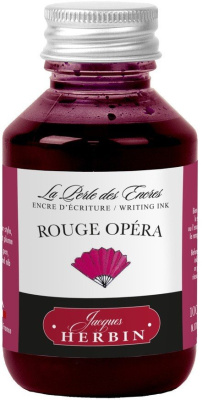 Чернила в банке Herbin, 100 мл, Rouge opera Розово-красный