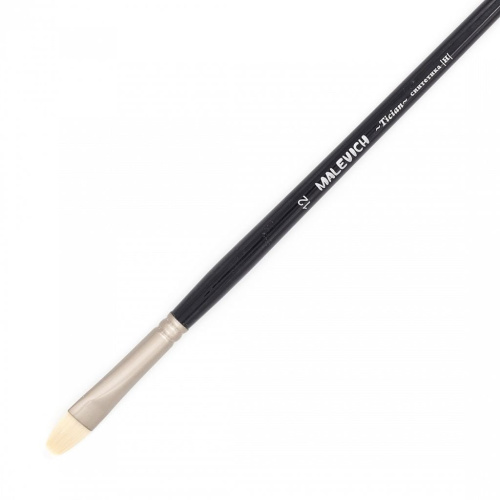 Кисть синтетика №12 овальная Малевичъ "Тициан"