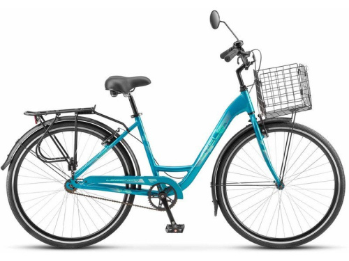 Женский велосипед Stels Legenda 340 V 28, год 2025, цвет Синий-Зеленый, ростовка 16