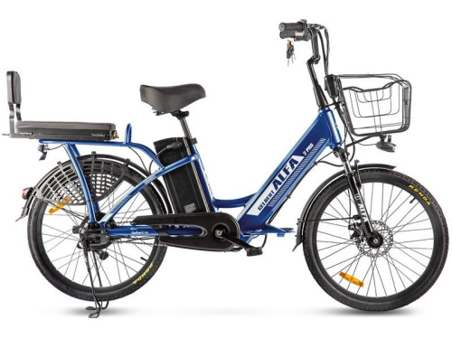 Электровелосипед Gelbert Alfa 2 Pro, год 2025, цвет Синий