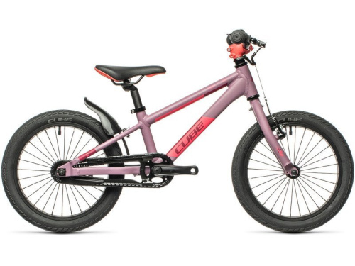 Детский велосипед Cube Cubie 160 RT, год 2021, цвет Розовый-Оранжевый