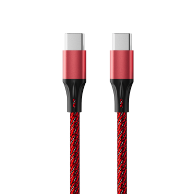 Кабель Accesstyle CC30-F100M Type C-Type C 1м Red-Back
