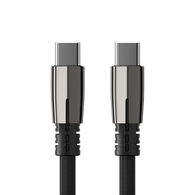 Кабель Accesstyle CC50-F100LED Type C-Type C 1м Black