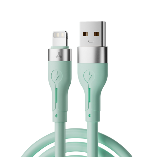 Кабель Accesstyle AL24-S100 USB-Lighting 1м Light Green