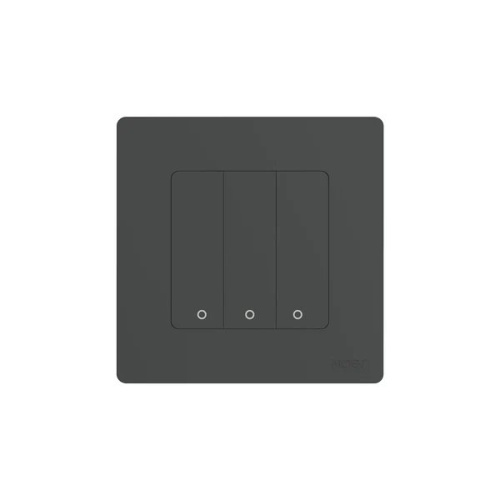 Умный выключатель Moes ZigBee Smart Switch Triple SR-ZS Grey