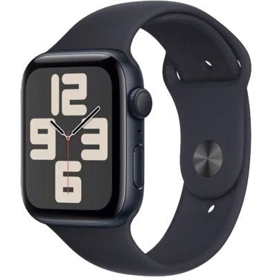 Умные часы  Apple Watch SE 2023, 44mm, Midnight Aluminium Case with Midnight Sport Band, S/M (MRE73ZP/A)