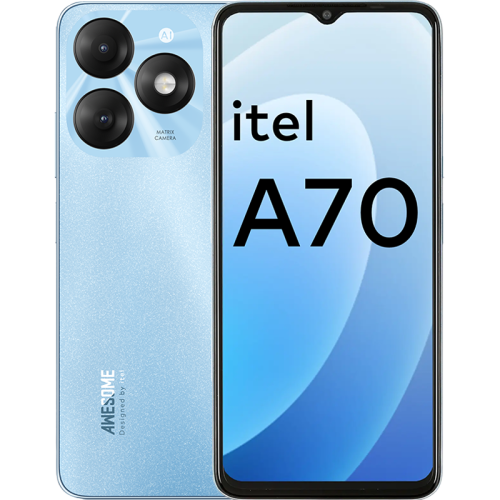 Смартфон Itel A70 4/256GB Blue RU