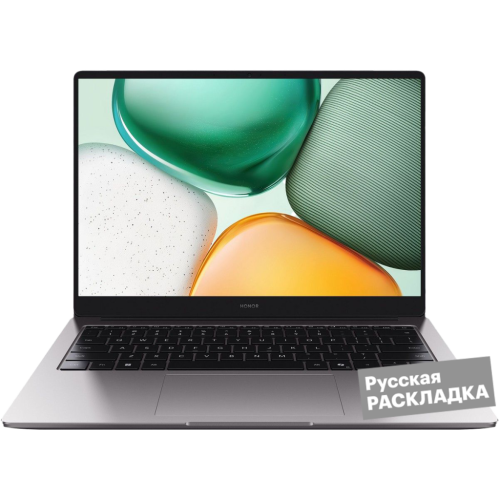 Ноутбук HONOR MagicBook X14 2025, i5, 16+512GB WIN 14" (5301ALWG) Серый
