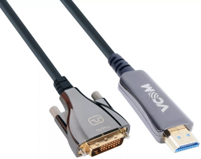 Кабель интерфейсный VCOM D3741D-15.0 активный оптический HDMI (M)-->DVI(24+1)M 15м