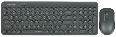 Клавиатура и мышь Wireless A4Tech Fstyler FG3300 Air2 клав:серый мышь:серый USB slim Multimedia 2012611