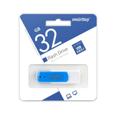 Накопитель USB 3.0 32GB SmartBuy SB32GBDB-3 Diamond синий