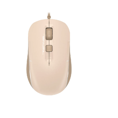 Мышь A4Tech Fstyler FM26S бежевая/коричневая, оптическая, 1600dpi, silent, USB, 4but (1971705)