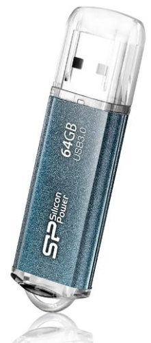 Накопитель USB 3.0 64GB Silicon Power Marvel M01 SP064GBUF3M01V1B синий