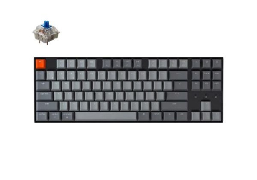 Клавиатура беспроводная Keychron K8 TKL, алюминиевый корпус, RGB подсветка, Gateron Blue Switch