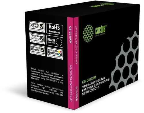 Картридж Cactus CS-C310XM лазерный 006R04370 пурпурный (5500стр.) для Xerox C310/C315