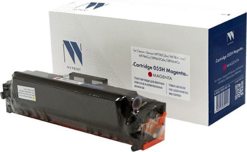 Картридж NVP NV-055HNCM без чипа, без гарантии, для Canon i-Sensys MF742Cdw/MF744Cdw/MF746Cx/LBP663Cdw/LBP664Cx (5900k), magenta