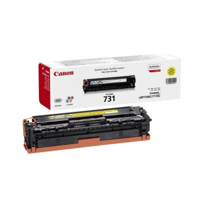 Картридж Canon 731Y 6269B002 для LBP7100 / LBP7110/MF8230Cn/MF8280Cw Yellow 1500 стр
