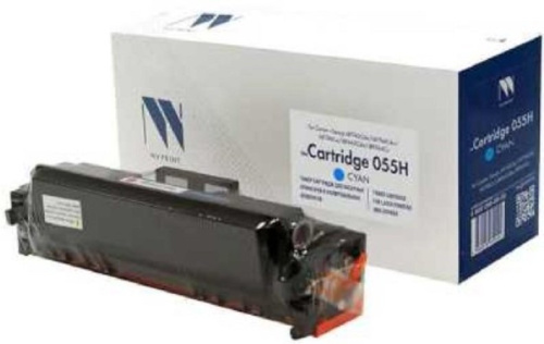 Картридж NVP NV-055HNCC без чипа, без гарантии, для Canon i-Sensys MF742Cdw/MF744Cdw/MF746Cx/LBP663Cdw/LBP664Cx (5900k), cyan