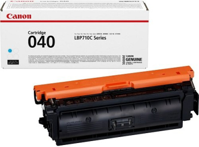 Картридж Canon 040 C 0458C001 голубой, для принтеров i-SENSYS LBP712Cx, LBP710Cx, 5400 страниц