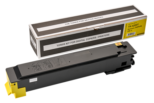 Картридж Integral TK-5205Y 12100199 для Kyocera TaskAlfa 356ci желтый, 12000к