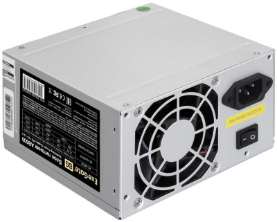 Блок питания ATX Exegate EX292142RUS-PC 600W, 80mm fan, кабель 220V