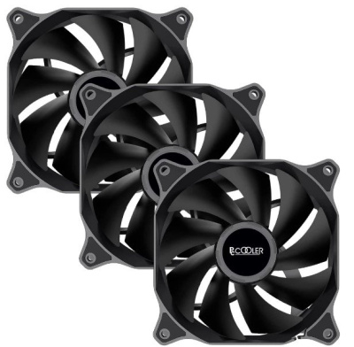 Вентилятор для корпуса PCCooler DN 120 3IN 1 120mm, 1200rpm, 44.31CFM, 18dBA (3-pack)