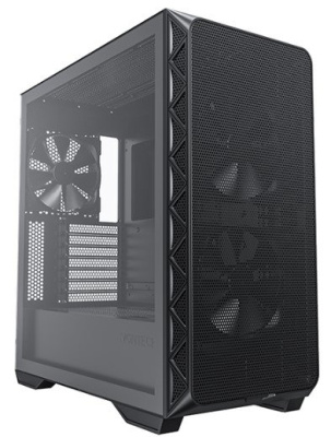 Корпус eATX Montech AIR 903 BASE BLACK без БП, боковая панель из закленного стекла, 2*USB 3.0, USB 3.1, audio