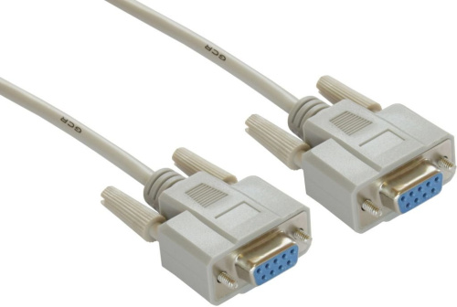 Кабель интерфейсный 0-модемный GCR 9F/9F GCR-DB901-3m 3 м, COM порта, серый, 30 AWG,