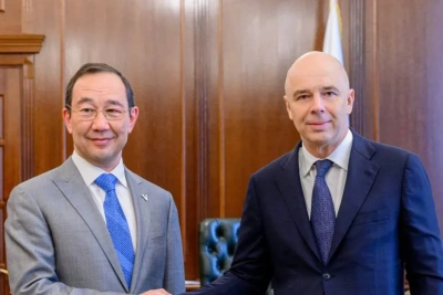 Глава Якутии встретился с министром финансов России Антоном Силуановым / ЯСИА   