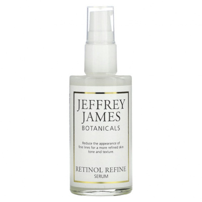 Jeffrey James Botanicals, Retinol Refine, сыворотка с ретинолом, 59 мл (2 унции)