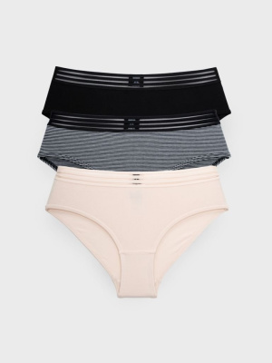 Трусы трикотажные для девочек, 3 шт в комплекте