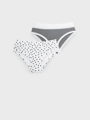 Трусы трикотажные для девочек, 2 шт в комплекте