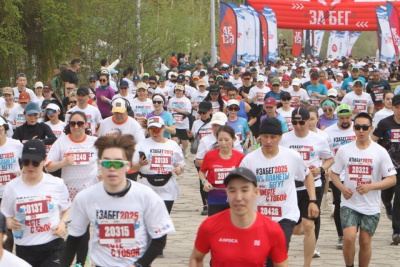 Порядка 1300 якутян приняли участие в «ЗаБеге.РФ» / Дьулустаан Сергеев   