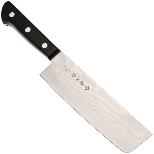 Кухонный нож Накири Tojiro Western Knife F-330, сталь VG-10, рукоять стабилизированная древесина, черный