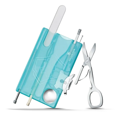 Швейцарская карта Victorinox SwissCard Nailcare (0.7240.T21) 10 функций полупрозрачный
