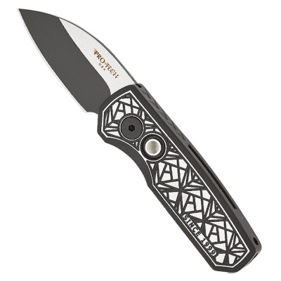 Автоматический нож Pro-Tech Runt 5 Custom 004, сталь Magnacut, рукоять сталь