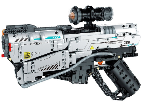 7810_MK Конструктор Механическая пушка черная