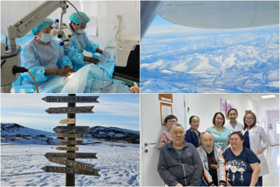 Фото и видео: мобильные офтальмологи посетили заснеженный Тикси в мае / Саина Титова Тикси Булунский Республика Саха (Якутия)