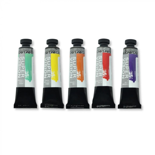 Гуашь дизайнерская Super Vision "Designer gouache" в тубе 15 мл, цв.705 Orange deep