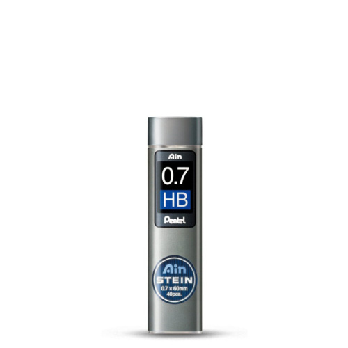 Набор грифелей для механического карандаша Pentel "Ain Stein" 40 шт 0,7 мм, HB