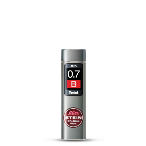 Набор грифелей для механического карандаша Pentel "Ain Stein" 40 шт 0,7 мм, B