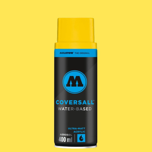 Аэрозольная краска Molotow "Coversall WB" 400 мл, #006 zinc yellow