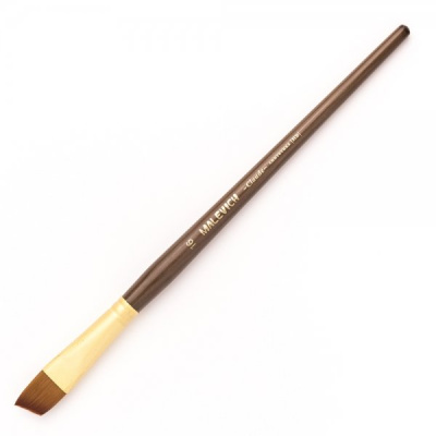 Кисть синтетика №16 скошенная Малевичъ "Клод"