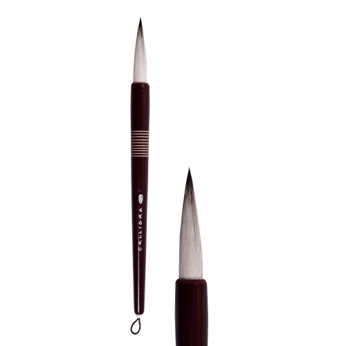 Кисть для каллиграфии из козы/пони, ворс сред мягк, диам - 15 мм , CALLIGRA 225-1, ручка деревянная