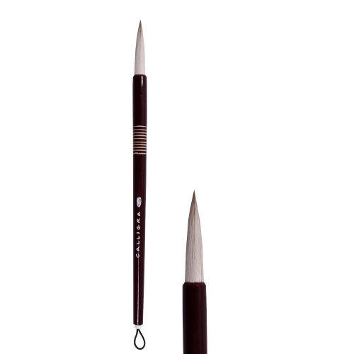 Кисть для каллиграфии из козы/пони, ворс сред мягк, диам - 10 мм , CALLIGRA 225-3, ручка деревянная