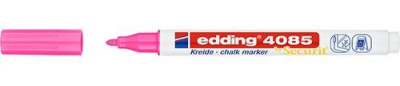 Маркер меловой Edding "4085" 1-2 мм с круглым наконечником, розовый неоновый