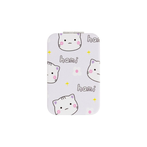 Зеркальце карманное складное MESHU "Hameow"