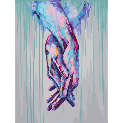 Картина по номерам на холсте ТРИ СОВЫ "Единение", 30х40 см, с акриловыми красками и кистями