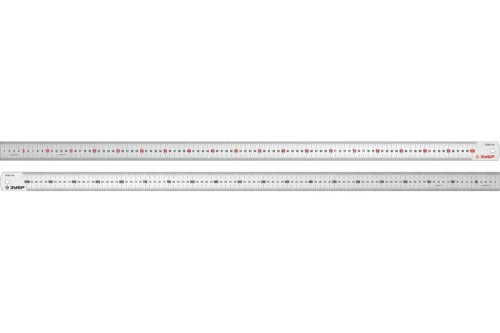 Линейка нержавеющая усиленная ЗУБР Про-100, длина 1,00 м