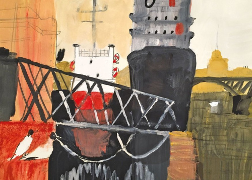 Открытка "Корабли" Сидневой